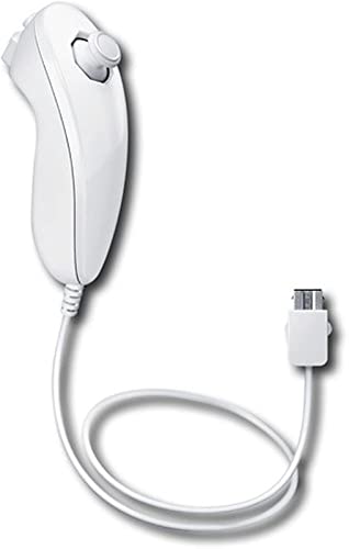 Nintendo Wii Nunchuk   Volante/mando (Palanca de mando, Wii, Digital, Alámbrico, USB 2.0, Color blanco)
