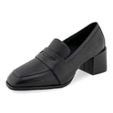 Aerosoles Women's Arnett Loafer, Black Leather, 8