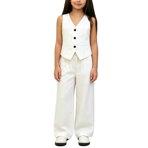 Ensemble blazer et pantalon 2 pièces pour fille élégante de 1 à 15 ans