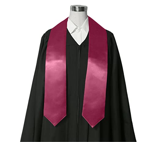 Image of Graduation Stole Honor Stole Plain Sash 60 inch Long for Graduation Ceremony and Graduation Photos
