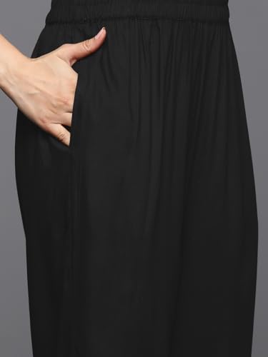 Image of Varanga Women Straight fit Rust kurta with a tonal bottom, designed for comfortable casual and semi formal wear.