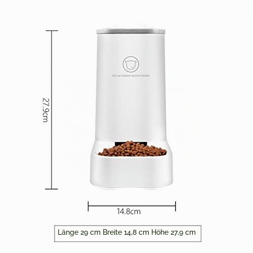 Futter-/Wasserspender, automatischer Brunnen, 3,8 Stück, Futter für Hunde/Katze/Zubehör, Futternapf für Haustiere, BPA-frei