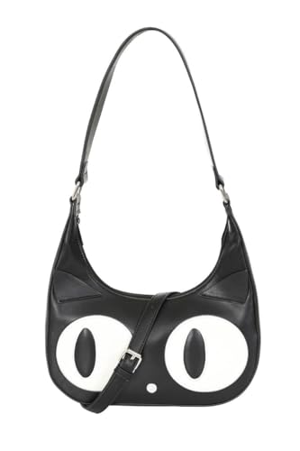 Banned Borsa A Mano Witching Cat – Borsa A Tracolla Kawaii Con Gatto Nero, Borsa Gotica - 4