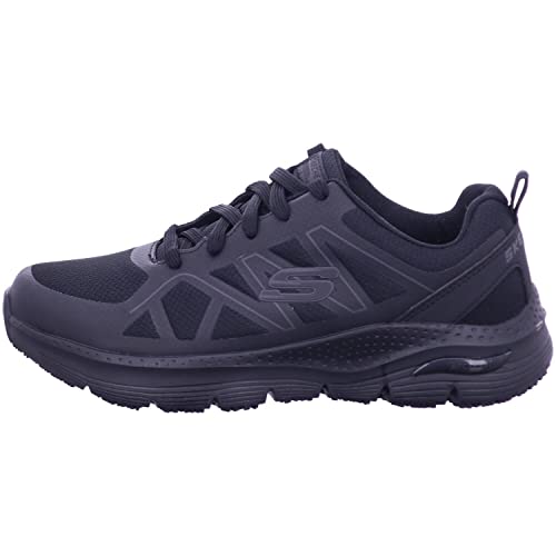 Skechers Men's Sneaker, Black Synthetic Textile, 11
