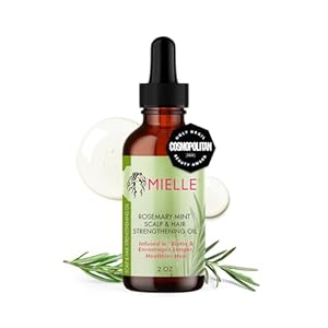 Mielle Organics Mielle Rosemary Mint Kopfhaut- und Haarstärkungsöl für gesundes Haarwachstum, 2 oz 59 ml