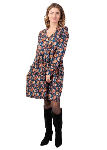 Robe courte hiver babydoll imprimée pour vos sorties en ville