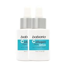 Babaria Collagen Vegan Serum - Serum for Face - Enhances Skins Radiance - Contains Vitamin B5 and Moisturizing Agents - Improves Facial Looks - 2 pc