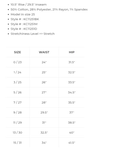 SALT TREE Kancan - Jovi High Rise Cigarette Leg Jeans - Essential, KC112513