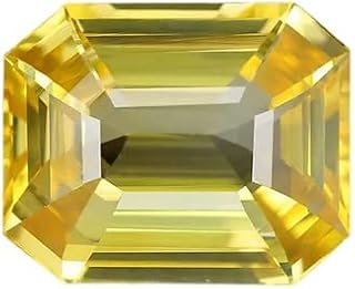 Akshita gems Original 5.42 Carat/6.25 RATTI Yellow Sapphire-Pukhraj Stone Untreated,Ceylon Sapphire Certified Natural Gems... Price In India