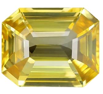 AAAA+ Gemstone Yellow Pukhraj Stone Original Certified 6.25 Ratti Natural (Lab - Approved) Square Shape AAAA+ Gemstone Excellent Square Cut-image-11