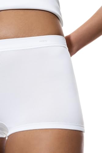 Mey Damskie majtki – majtki z siedziskiem na biodrach – naturalna wymiana ciepła i wilgoci – seria Emotion – 59218, biały, 4XL