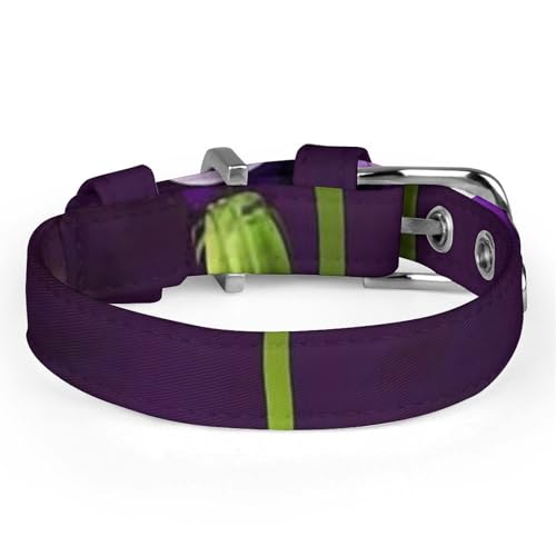 Collier réglable pour chiens et chats violet à motif de fleurs - Confort et sécurité - 5