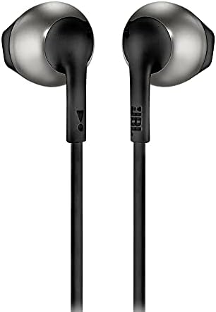 JBL T205 BLK Cuffie Auricolari con Filo e Microfono, Cavo Piatto  Antigroviglio, Comando a un Pulsante, Ergonomici, Custodia morbida, Jack  3,5 mm, JBL Pure Bass Sound, Nero : Amazon.it: Elettronica