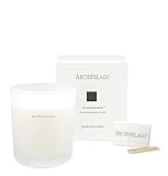 Archipelago Botanicals Scented Candle, Stonehenge, Hand-Poured Premium Wax Blend, Glass Candle Jar for The Home with Gift Box, Cotton Wicks, Burns Approx. 60 Hours, 10 Oz