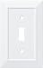 Franklin Brass W35244-PW-C Classic Architecture Double Switch Wall Plate/Switch Plate/Cover, White