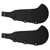 VALICLUD Tragbare Axtschutzhülle aus Schwarzem Oxford Gewebe 2 Stück Verdickt und Robust Universelle Beilaufbewahrung mit Tragegurt für Outdoor und Camping