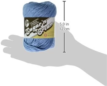 Miniatura 3 de Ovillo de algodón Lily Sugar 'N Cream, otro, Azul claro, 2.5 onza
