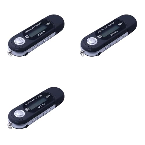 Lecteur MP3 pour le sport et les balades avec radio FM et Bluetooth lot de 3