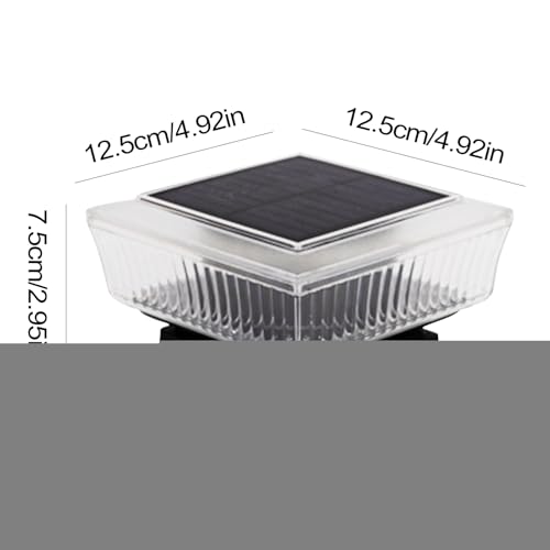 Luces solares para cubierta impermeables y de bajo consumo para jardín 5