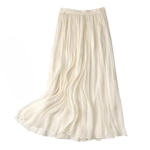 Ladies Emperament Long Skirt Solid Color All-Match A-Line Skirts Streetwear2