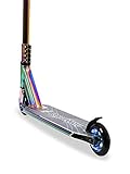 Two Bare Feet Logo Model Stunt Scooter for Kids, Teens & Adults - Pro Freestyle Scooter with 360° Spin, ABEC-9 Bearings, Lightweight & Durable for Tricks & Stunts (Neo - Full Neochrome) - Image 5