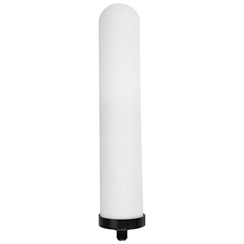 Cartucho de filtro Samfox, reemplazo de purificador de agua de cartucho de filtro de cerámica lavable de carbón activado de 10 pulgadas