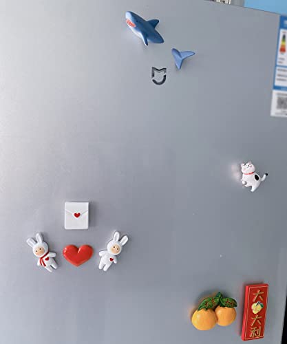 Set 2 imanes de refrigerador tiburón miniatura 2