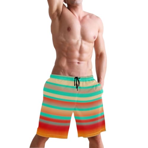 Maillots de bain pour hommes respirant léger Boho Sunset - 5