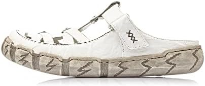Rieker Women's Loafers Clogs, White Weiss 80, 9.5 | Image 4