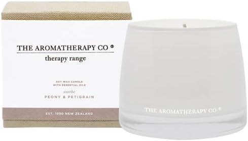 アロマセラピーカンパニー Aromatherapy Company Therapy Range セラピーレンジ 品数豊富 Essential Oil Soy Wax Candle Soothe Petitgrain エッセンシャルオイルソイワックスキャンドル その他本体 ピオニープチグレン なだめる Peony スーズ