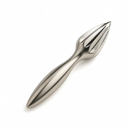 CLOVE Presse Citron Manuel Inox 100% en Acier Inoxydable 18/10, Presse Agrumes Solide Metal Anti-Rouille Poignée Ergonomique Confortable Corps Poli Miroir Facile a Nettoyer Lave-Vaisselle
