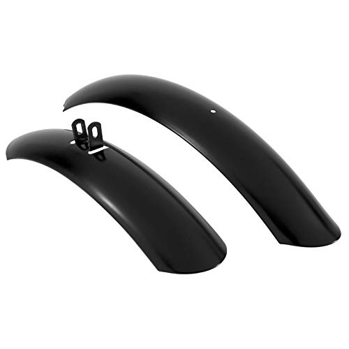 Electra Bicycle Electra Schutzblech Set Cruiser Stubby 26 Stahl Herren Fahrrad Ersatzteil Ersatzblech Matt Schwarz, 350109