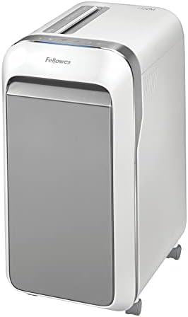Fellowes Powershred LX22M 20-Sheet 100% Jam-Proof Micro Cut Paper Shredder for Office and Home, White 5263201