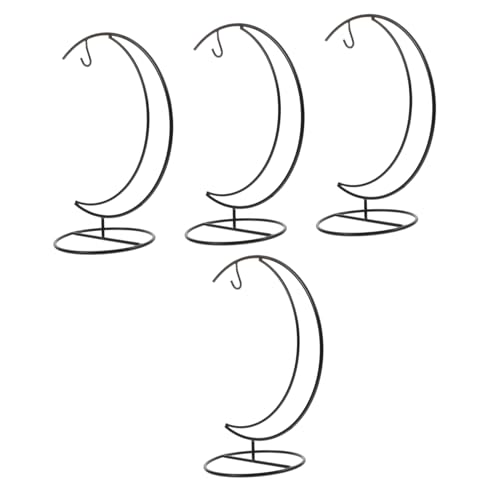 ifundom 4pièces Support De Suspension pour Pot De Fleurs Crochet pour Pot De Fleurs Support De Suspension pour Jardinière Style Micro- Intérieur Design Décoratif Forme De Lune