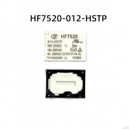 Relé HF7520-012-HSTP de 12V de 4 pines normalmente abierto para placas PCB 2