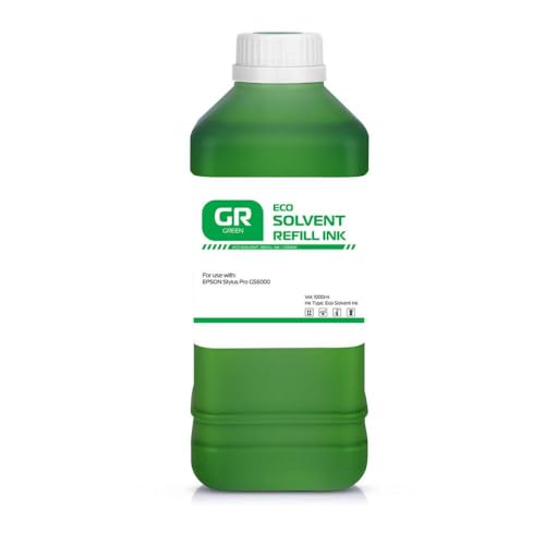 Encre GS6000 Eco Solvant pour impression bâche extérieure verte 1000ml