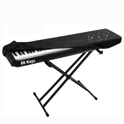 88 Keys Piano Cover, Waterproof Dustproof Keyboard Protector, Adjustable Drawstring for Yamaha 88-Key Digital Pianos