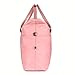 Unisex Large Travel Shoulder Weekender Overnight Bag Handbag Gym Tote Bag with Trolley Sleeve (Pink)