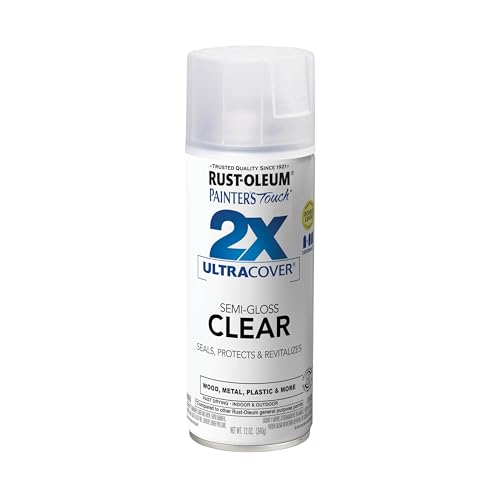 Comparison: Best Clear Coat For Painted Kitchen Cabinets 7 Rust-Oleum 249859 Painter's Touch 2X Ultra Cover Spray Paint, Semi-Gloss Clear , 12 Ounce (Pack of 1)
