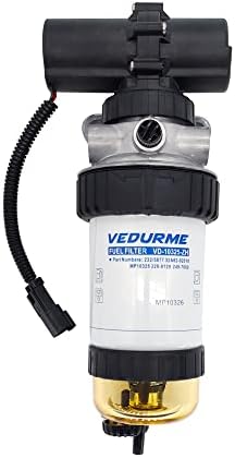 MP10325 Fuel Filter & Lift Pump Assembly Fit for ASV SR70 SR80 Terex PT75 PT80 Compact Track Loaders, 804C-33 804C-33T 804D-33 804D-33T Engine Replaces 232/5877 228-9129