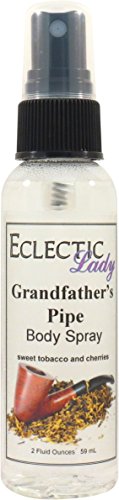 Eclectic Lady Grandfather's Pipe Body Spray, 2 ounces, Body Mist for Women with Clean, Light & Gentle Fragrance, Cologne with Soft, Subtle Aroma For Daily Use