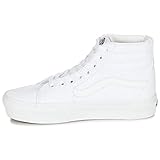 SCARPE SPORTIVE VANS SK8-HI PLATFORM VN0A3TKNQLZ1 DONNA BIANCHE