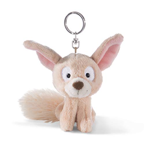 NICI 45260 Keyring Fennec Fehmi 10cm, Beige/White