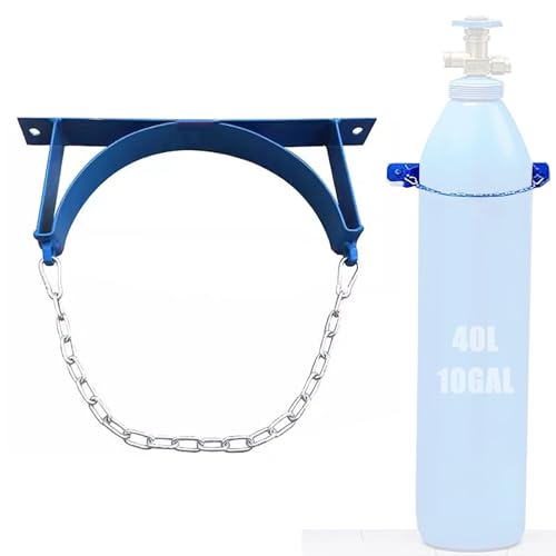 Oxygen Tank Holder Wall Mount, 1 2 3 5 8 10 15 20 Cylinders Storage Fixed Rack, Portable Gas Cylinder Bracket for Household/Hospital/Labs/Factory/School(Set of 3)