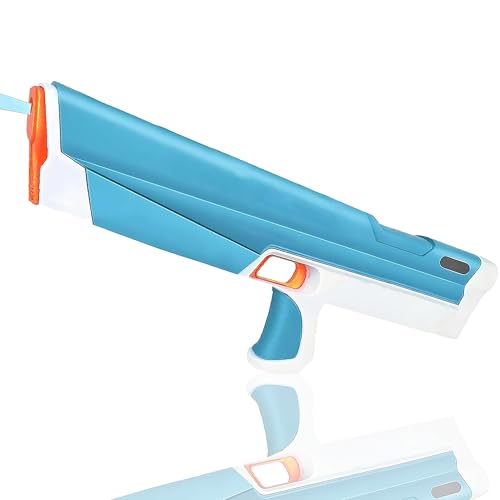 Elektrische Wasserpistole,Automatische Wasserspritzpistole für Erwachsene Kinder,Hoher Kapazität Wasserpistole,Große Spr...