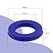 MECCANIXITY UN Radial Shaft Seal 25mm ID x 40mm OD x 6mm Width PU Oil Seal, Blue Pack of 5