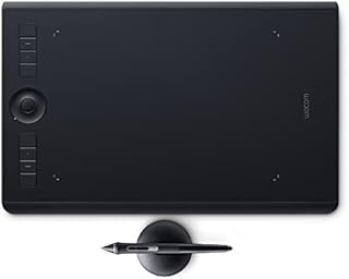 Wacom Intuos Pro Medium Bluetooth Graphics Drawing Tablet, 8 Customizable ExpressKeys, 8192 Pressure Sensitive Pro Pen 2 Included, Compatible with Mac OS and Windows