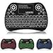 YAGALA Backlit Mini Wireless Keyboard with Touchpad 2.4G Rechargeable Backlit Handheld Remote Control Keyboard and Mouse Combo with Multimedia Keys for Android TV Box, PC, PAD, Smart TV, X-Box, HTPC