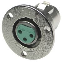 Switchcraft/conxall Connector, XLR, Jack, 3 Position - C3F