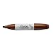 Sharpie Permanent Markers, Broad, Chisel Tip, 8-Pack, Brown (1927298)